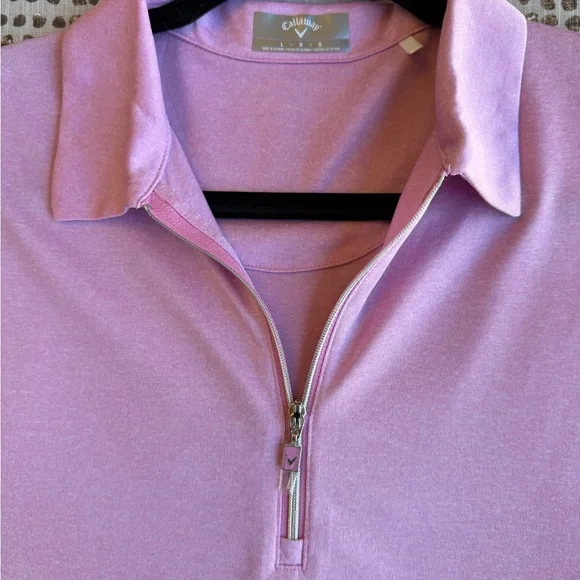 Callaway Women’s Sleeveless Quarter Zip Golf Polo - Picture 7 of 7